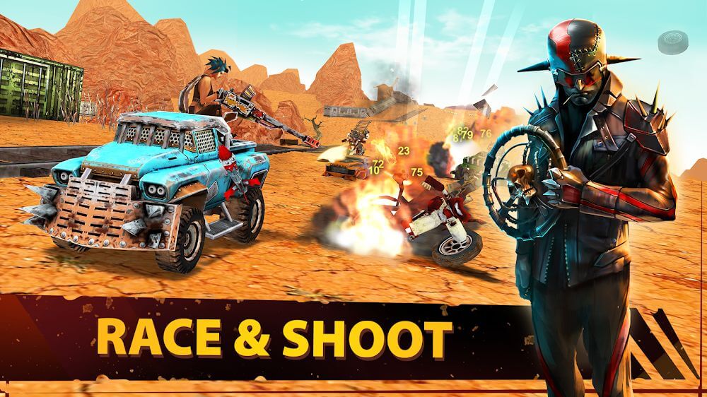 ead Paradise Car Race Shooter v1.7 MOD APK (Unlimited Money, Menu)