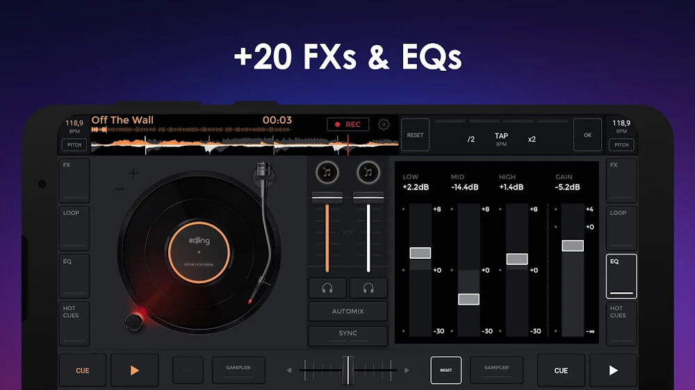 edjing Mix v7.20.01 MOD APK (Pro Unlocked)