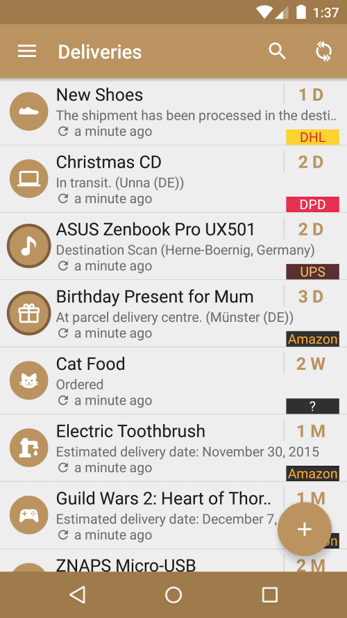 eliveries Package Tracker v5.8.1 MOD APK (Pro Unlocked)