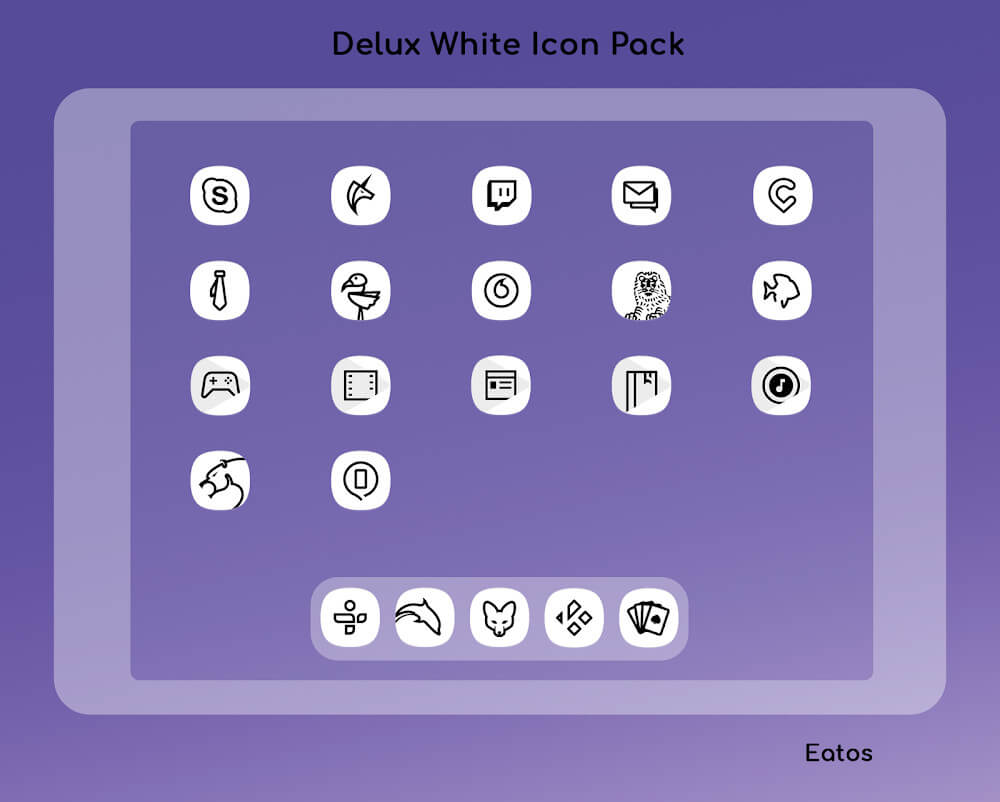 elux White - Icon Pack v2.6 APK (Patched)