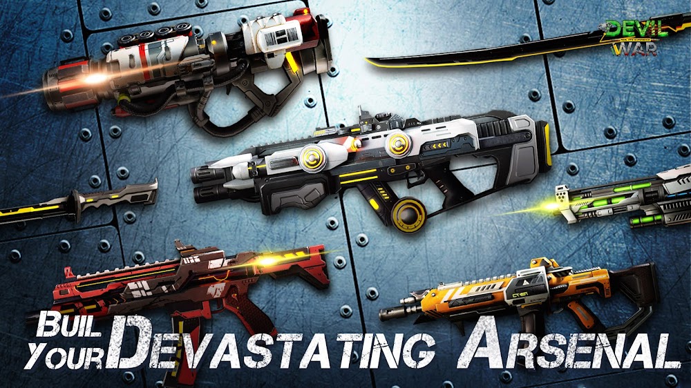 evil War: 3D Shooting v1.4.3 MOD APK (One Hit, Dumb Enemy)