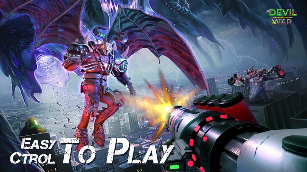 evil War: 3D Shooting v1.4.3 MOD APK (One Hit, Dumb Enemy)