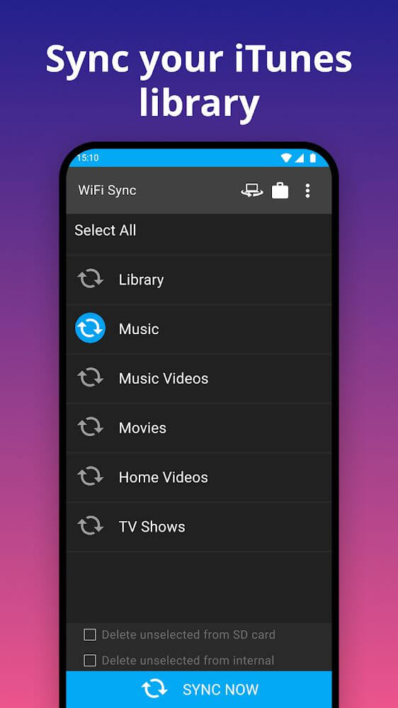 iSyncr v7.0.5 MOD APK (Pro Unlocked)