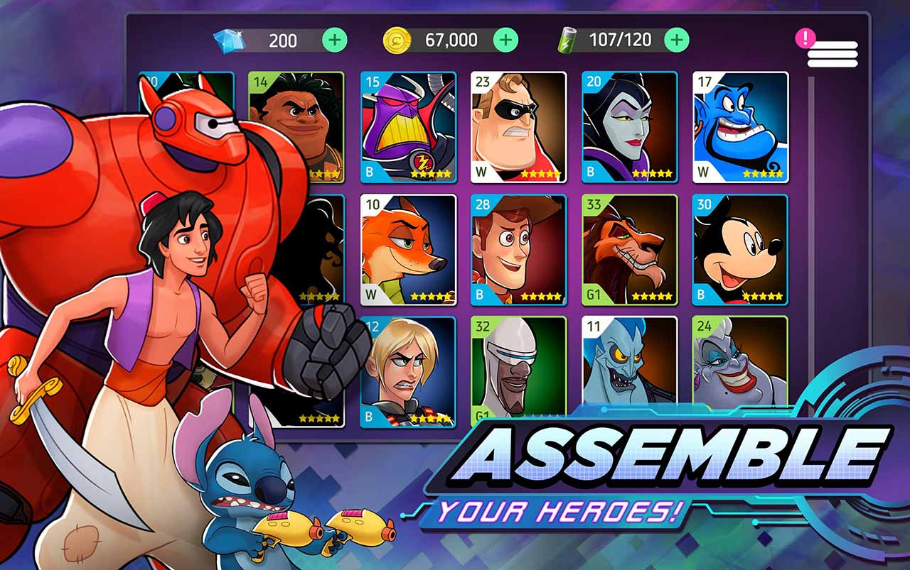 isney Heroes: Battle Mode MOD APK 6.1 (Unlimited Skill)