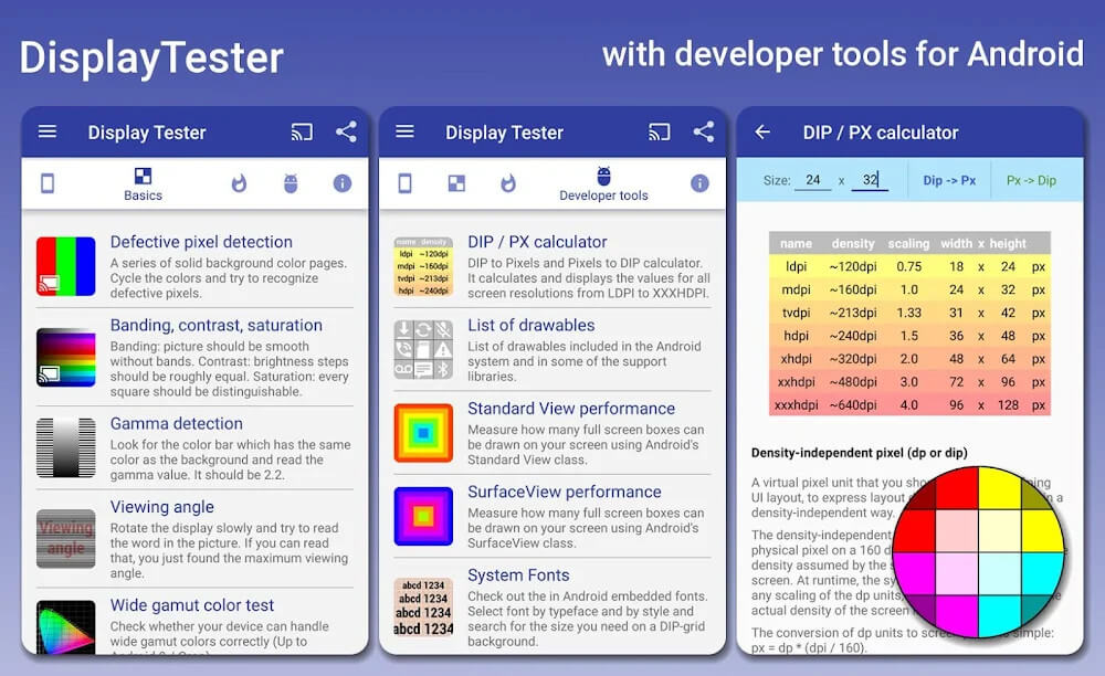 isplay Tester v4.64 APK + MOD (Premium Unlocked)