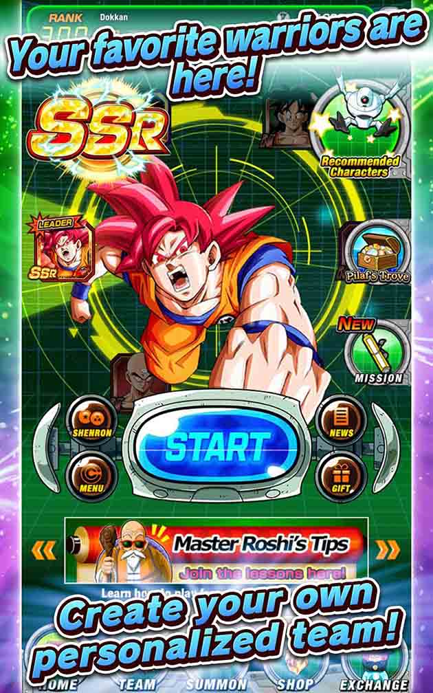 ragon Ball Z Dokkan Battle MOD APK 4.20.0 (God Mode)