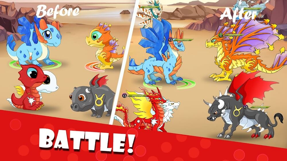 ragon Battle v15.02 MOD APK (Unlimited Money)