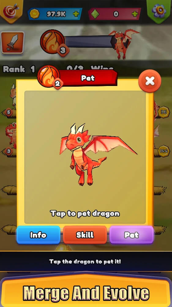 ragon Merge Master Idle v1.13 MOD APK (Unlimited Gold)