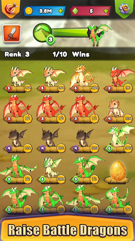 ragon Merge Master Idle v1.13 MOD APK (Unlimited Gold)