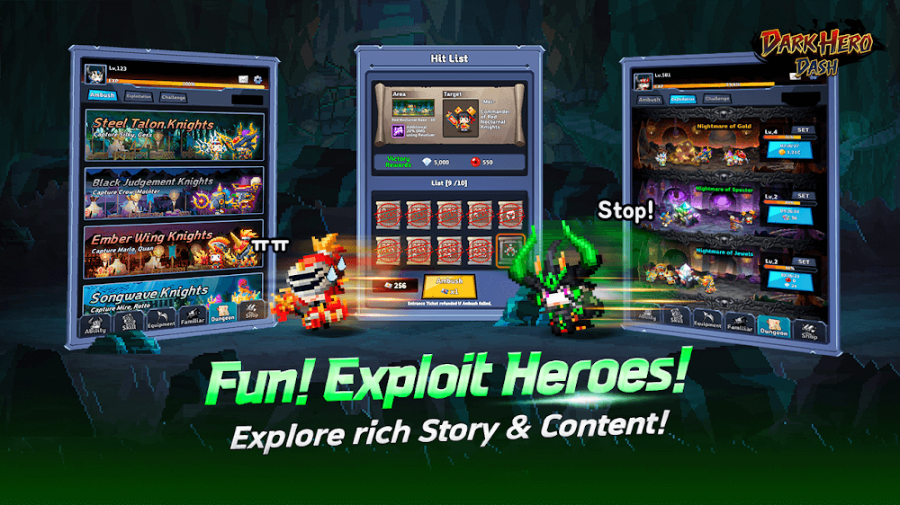 rk Hero Dash v1.1.0.37 MOD APK (Damage, God Mode, Attack/Move Speed)