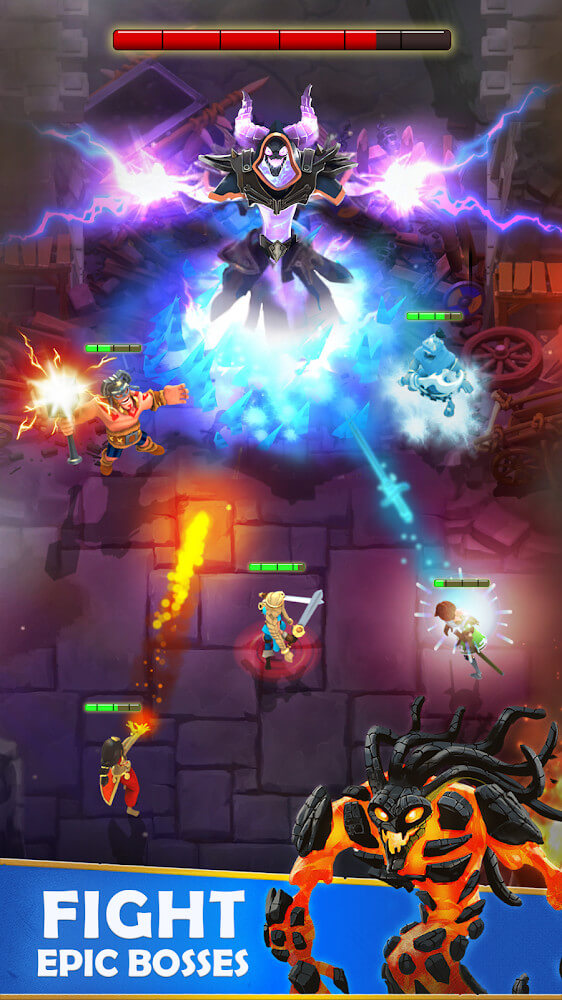 rkfire Heroes v1.28.2 MOD APK (Unlimited Mana, Spells)