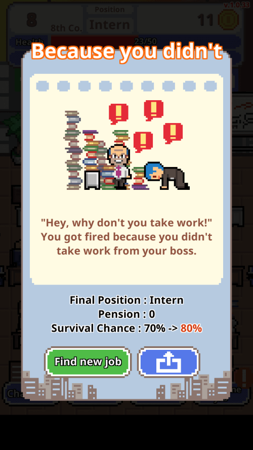 't get Fired! v1.0.66 MOD APK (Unlimited Money)