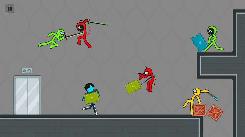 uel Stickman Fighting v3.9.0 MOD APK (God Mode)