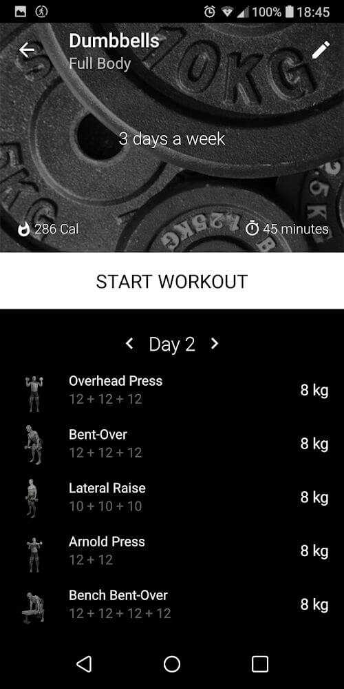 umbbell Home Workout v4.13 APK + MOD (Premium Unlocked)