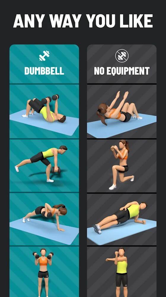 umbbell Workout at Home v1.2.8 APK + MOD (Pro Unlocked)