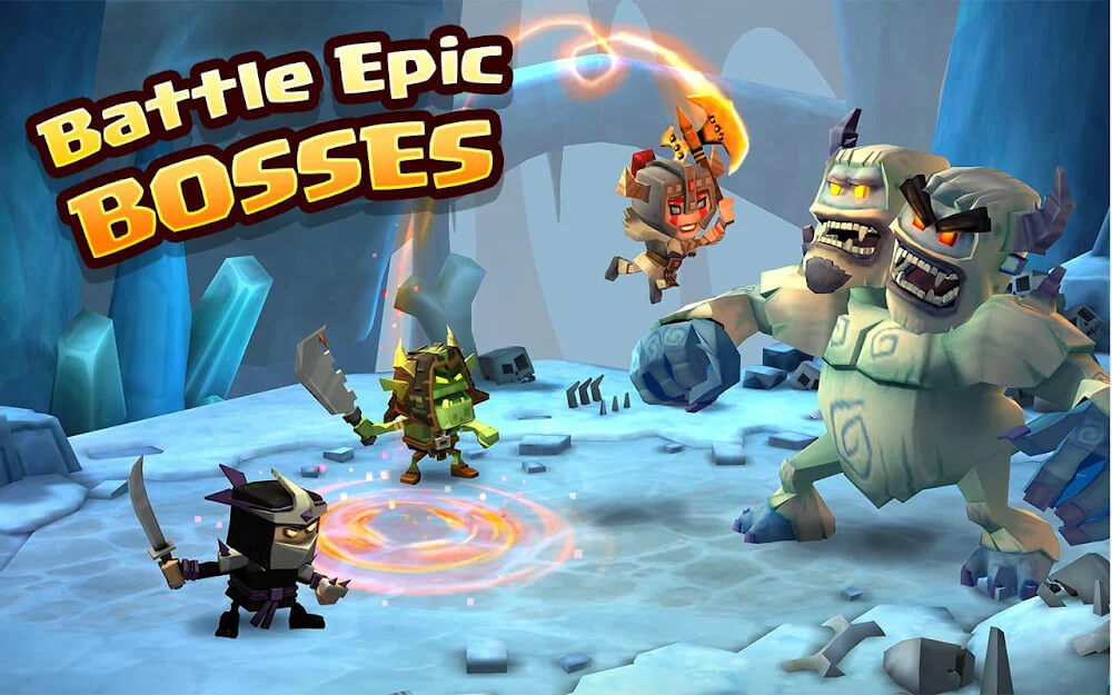 ungeon Boss Heroes v0.5.15965 MOD APK (Menu/One Hit, God Mode)