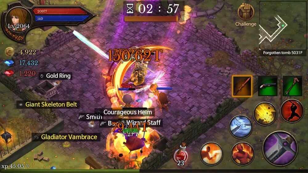 ungeon Chronicle v3.11 MOD APK (Dumb Enemies, One Hit, Free Mana)