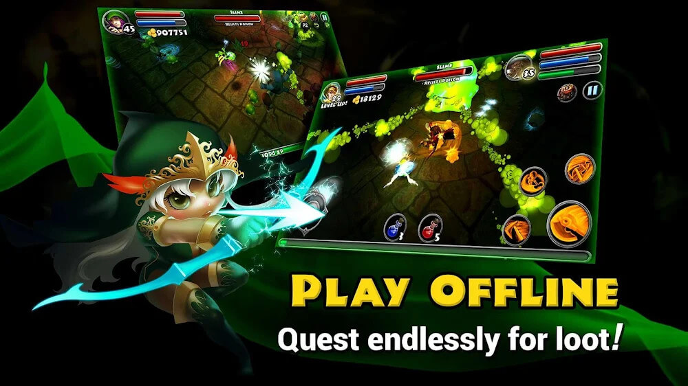 ungeon Quest v3.1.2.1 MOD APK (God Mode, Free Shopping)