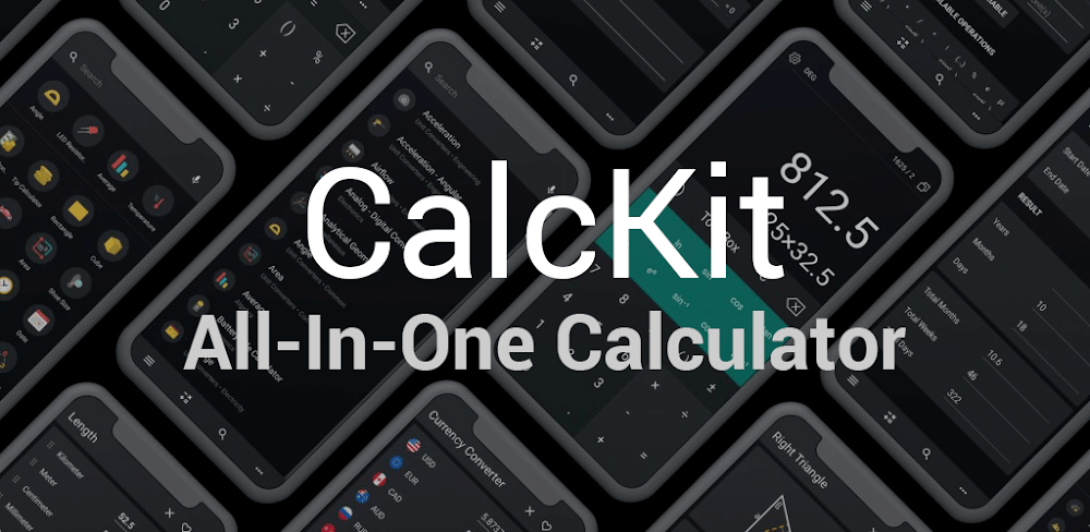 Cover Image of CalcKit v6.0.0 MOD APK (Premium Unlocked)