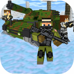 Cover Image of Cube Wars Battle Survival v1.80 MOD APK (Enemy Can't Attack)