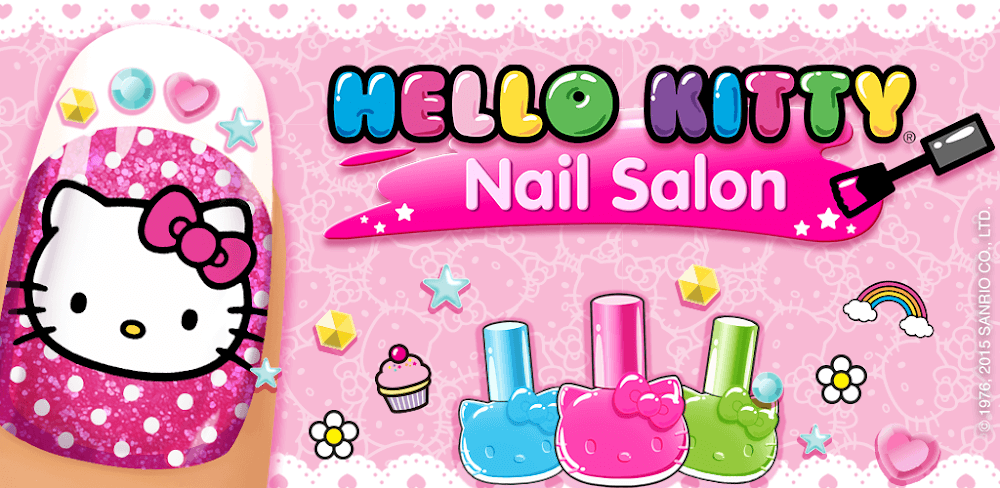 Cover Image of Hello Kitty Nail Salon v2024.2.1 MOD APK (Unlocked All Paid Content)