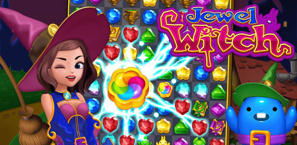 Cover Image of Jewel Witch v1.15.0 MOD APK (Auto Win)