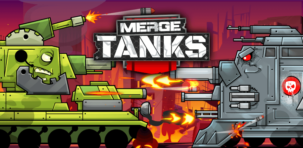 Cover Image of Merge Tanks: Combat war Stars v2.72.00 MOD APK (Unlimited Money)