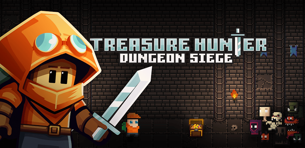 Cover Image of Treasure Hunter: Dungeon Siege v1.0.6 MOD APK (Unlock Abilities, Slow Enemy, No Skill CD)